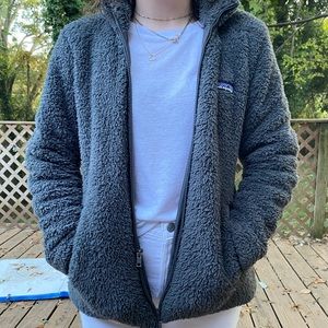 Grey Furry Patagonia Jacket